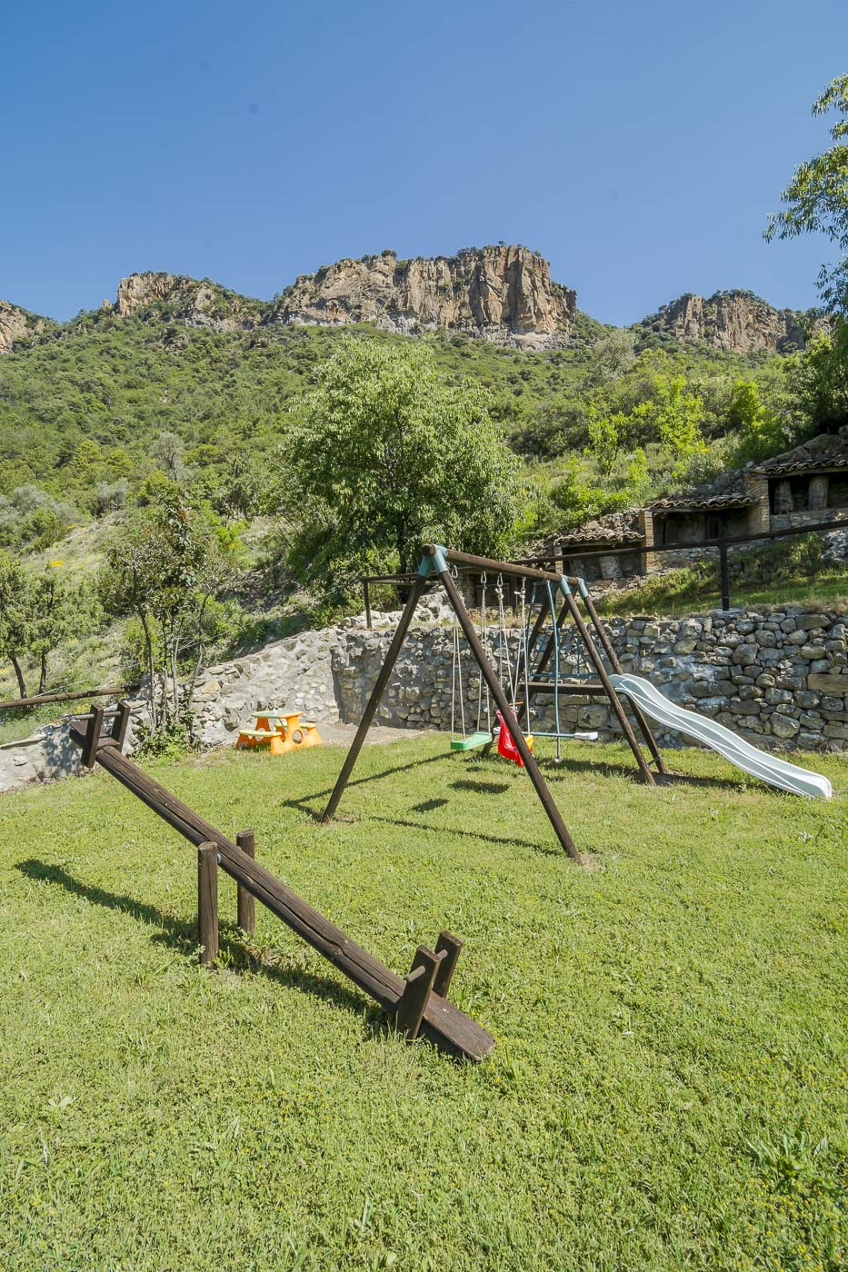 Zona para los niños ¡Qué escenario para que jueguen los niños!